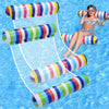 Pool Floats - 2 Pack Inflatable Pool Floats Rafts mature-themed Size 4-in-1 Floats for Swimming Pool Thick PVC Pool Float Lounger Water Hck