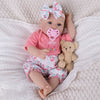 Milidool Realistic Reborn Baby Dolls Girl - Realistic Baby Dolls Girl Real Looking 18 inch Doll with Soft Poseable Body, Lifelik