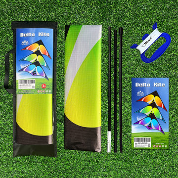 Honbo Delta Kites For Kids & Adults,Beginner Kite Easy To Fly,Large Kites For Adults, Colorful Kite For Children Ages 4-8,