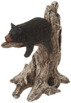 Stealstreet Ss-G-54292 Black Bear Sleeping On Tree Branch Figurine, 9'