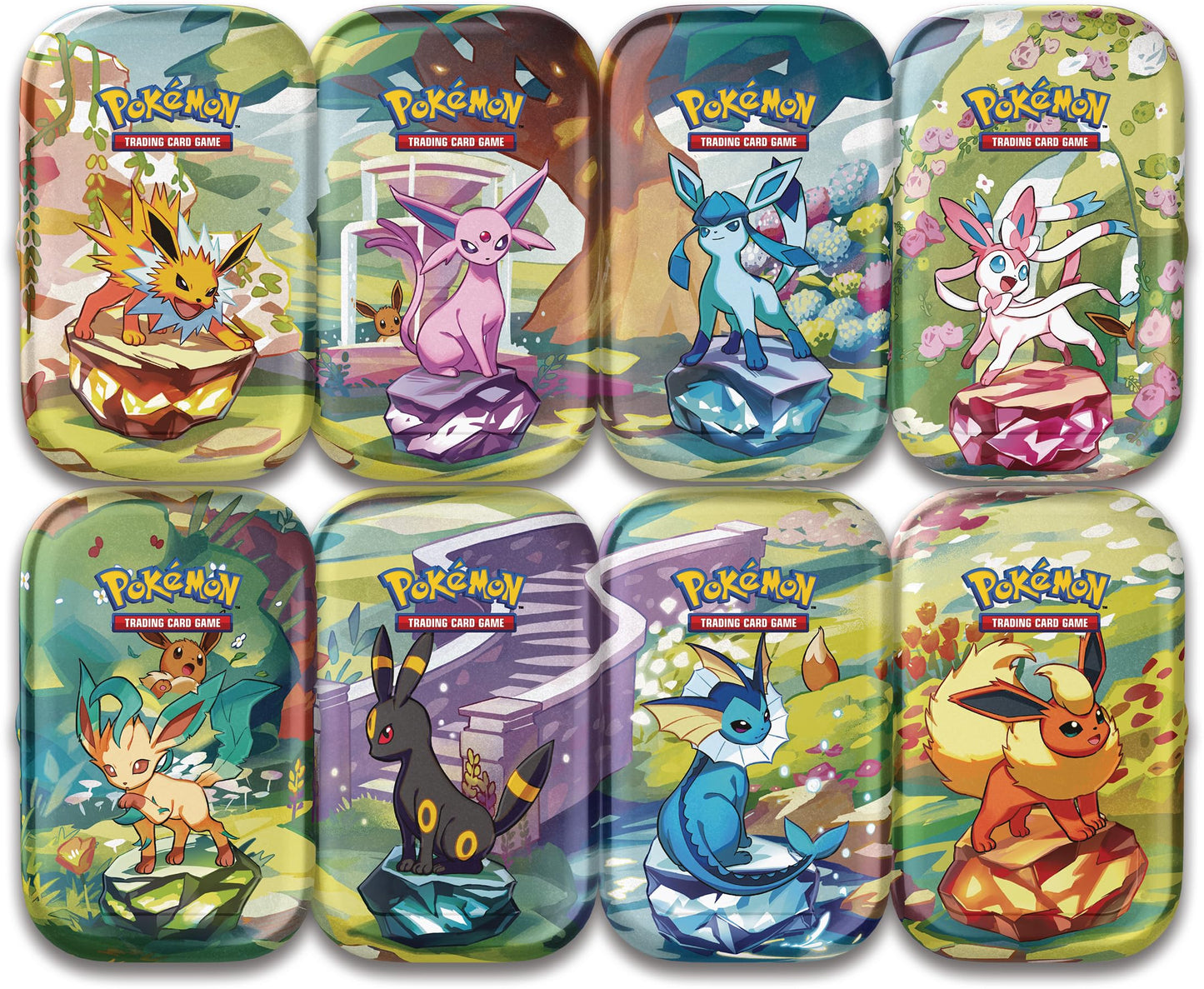 Pok  mon TCG: Scarlet & Violet-Prismatic Evolutions Mini Tin - Umbreon (2 Booster Packs & 1 Coin)