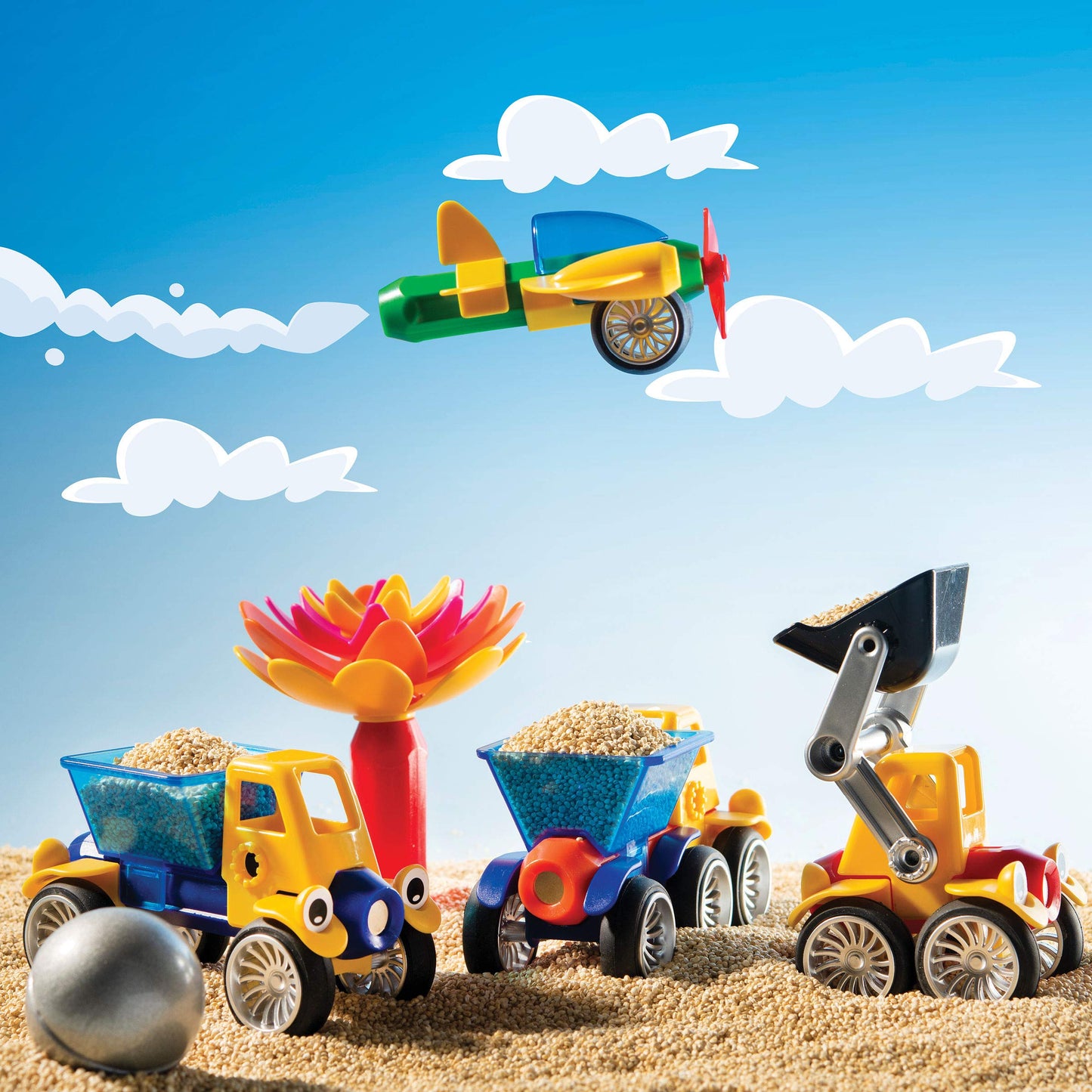 Play Brainy Magnetic Toy Cars Set For Boys And Girls - Brilliant Educational Toys For Toddlers And Preschoolers - Montessori Toy