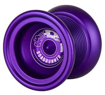 Duncan Toys Roadrunner Yo-Yo, Unresponsive Expert Level Yo-Yo, Concave Bearing And Aluminum Body, Purple