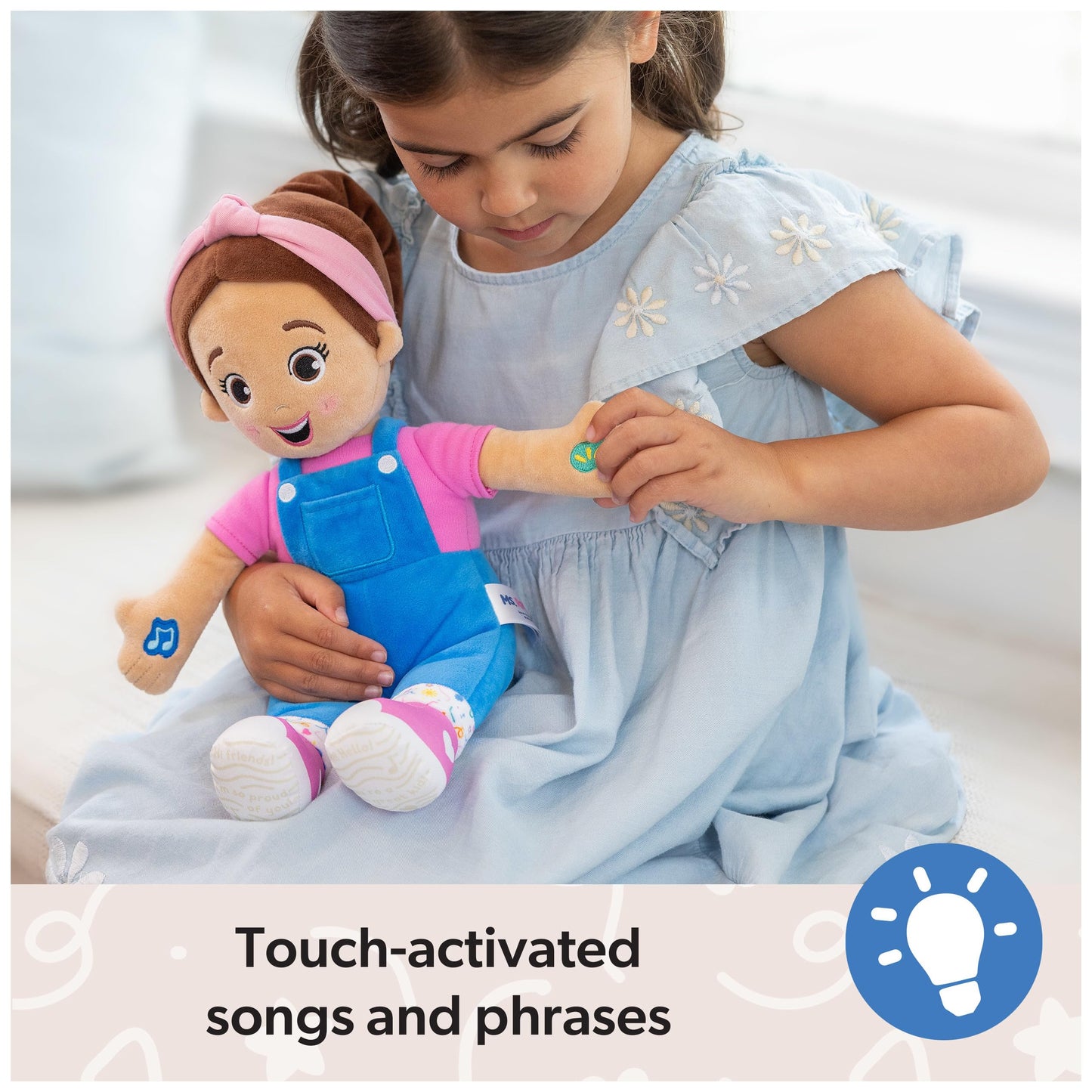 Ms. Rachel Official Speak & Sing Doll, 16 Tall Interactive Toy With 4 Songs & 16+ Phrases, Toddler Toys For Girls & Boys Ages