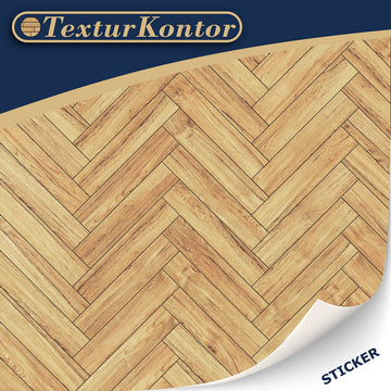 3 Sheets Self-Adhesive Flooring for Dollhouse 1:12 Scale (Herringbone Parquet)