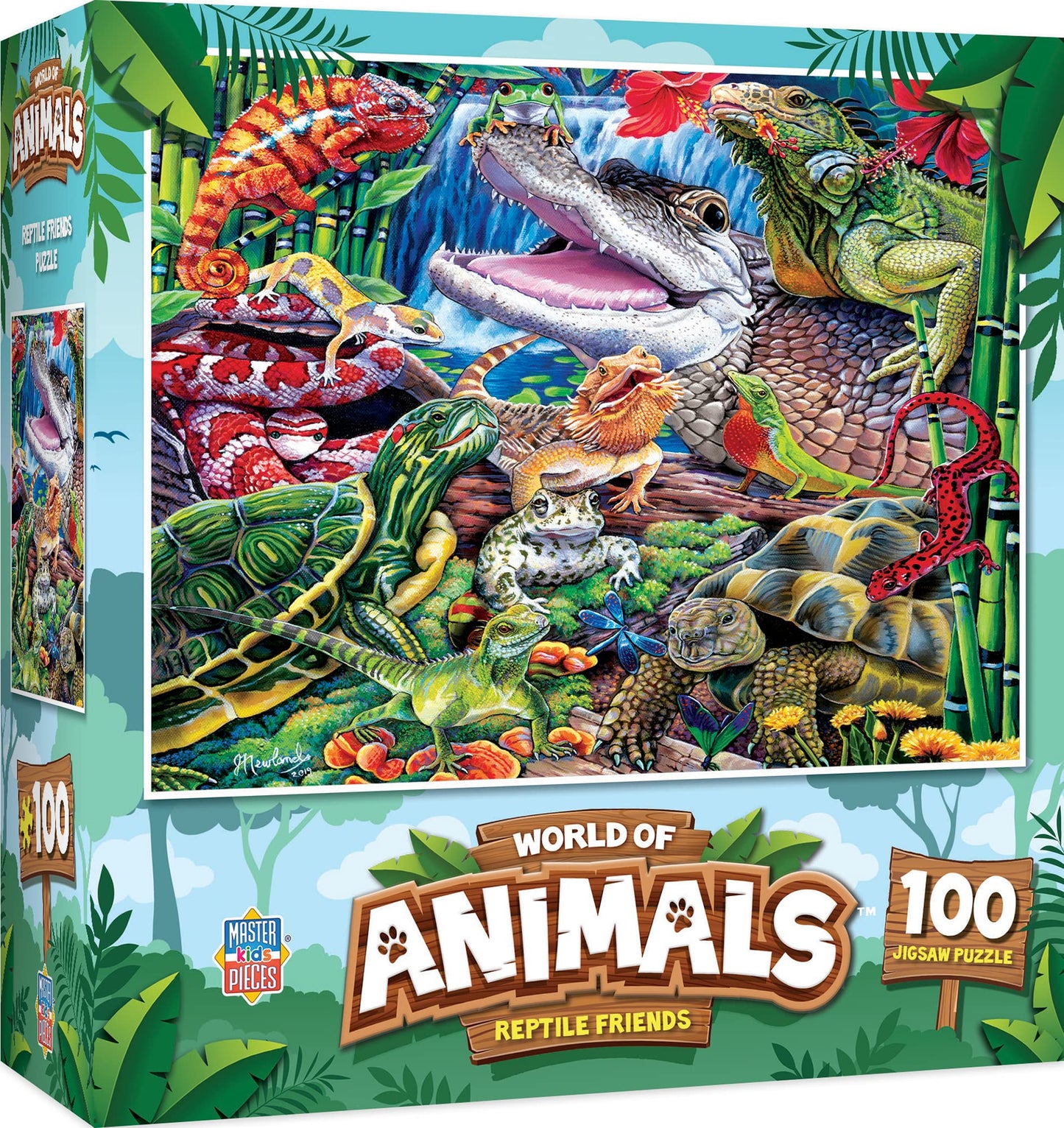 Reptile Friends 100 Pc