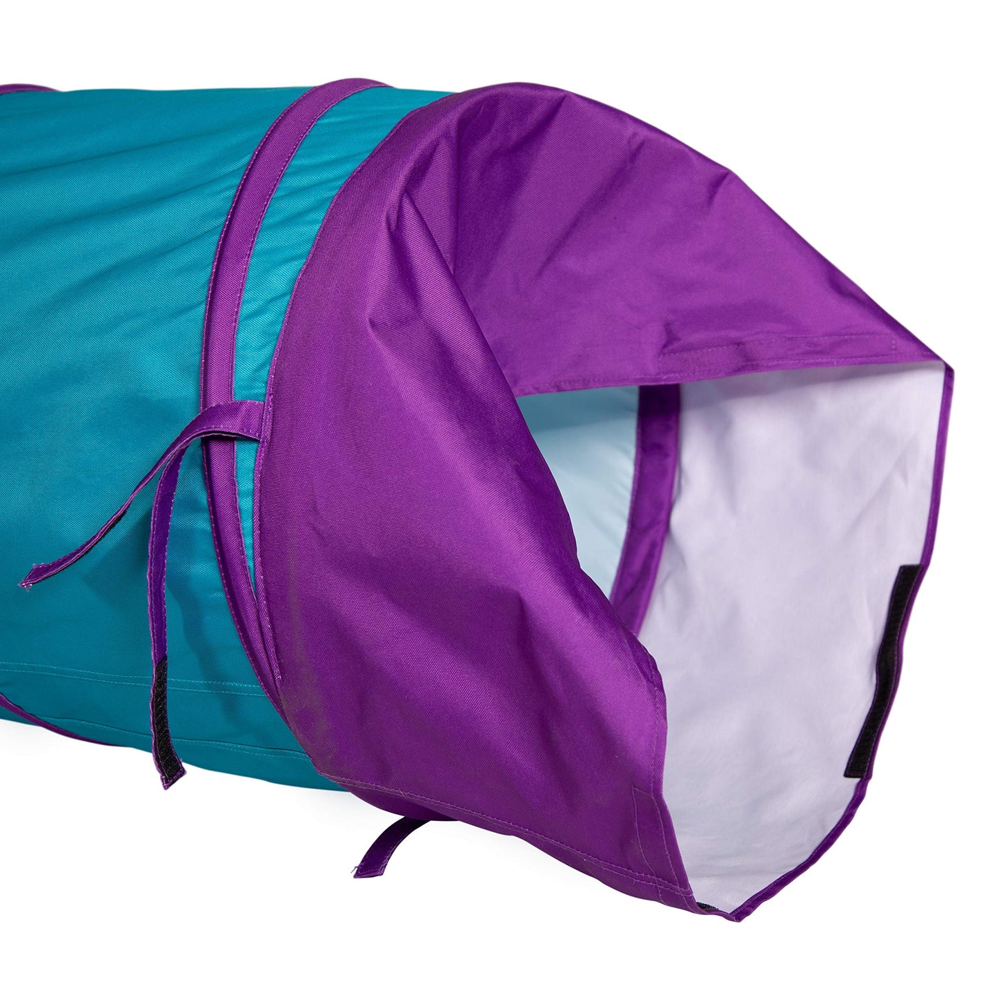 Pacific Play Tents 20507 Institutional Play Tunnel, 6' X 19'' Diameter - Teal/Purple