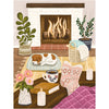 500 Piece Puzzle For Adults Hygge Collection Cozy Fireplace By Olivia Gibbs Blueboard Puzzle Jigsaw + Bonus Candle Ki Puzzles From Playview