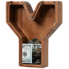 Piggy Bank For Kids Boys Girls, Wooden Large Letter Piggy Bank Alphabet Money Bank With Initial Y, Coin Bank Fun Gifts For Birthday, Christmas, Festival, Baby Shower