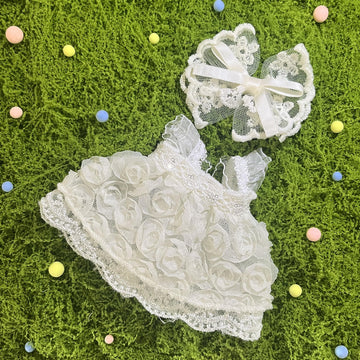 17cm Doll Clothes Set & Outfit Set for 17cm Dolls - enhanced Fashion Dresses with Accessories elegant Chic Doll Clothing & Style Bundle White Gauze