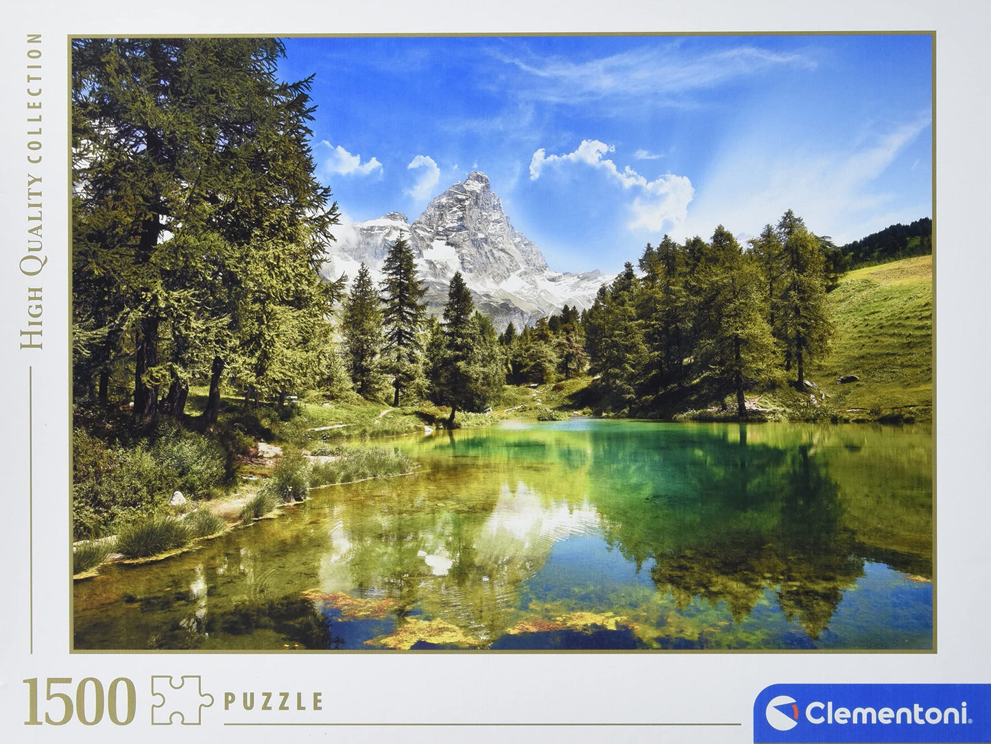 Clementoni - 31680 - Collection - The Blue Lake - 1500 Pieces, Multi Colour