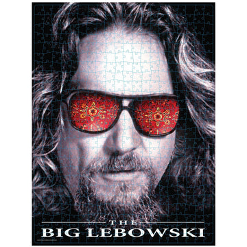 Spin Master 500-Piece Puzzle - The Big Lebowski Retro VHS Case, Plastic, Model 6059000