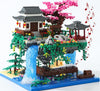 Yushinv Cherry Blossom Tree Building Set - 3320 Pcs, Large Size, Plastic, Symphony Model with Gift Box and Lights