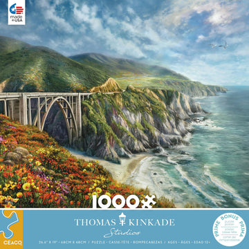 Ceaco - Thomas Kinkade - Big Sur - 1000 Piece Jigsaw Puzzle