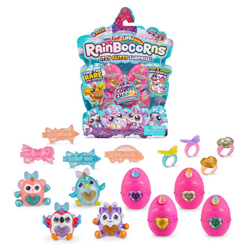 Rainbocorns Itzy Glitzy Surprise 4-Pack - Pink Gems, One Size, Model 9208