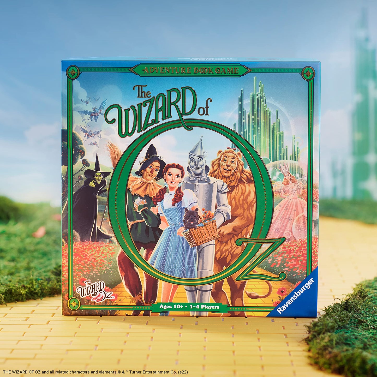 Ravensburger Wizard of Oz Adventure Book Game, Ages 10+, Cardboard, Yellow, Model 60001948, Interactive Group Activity