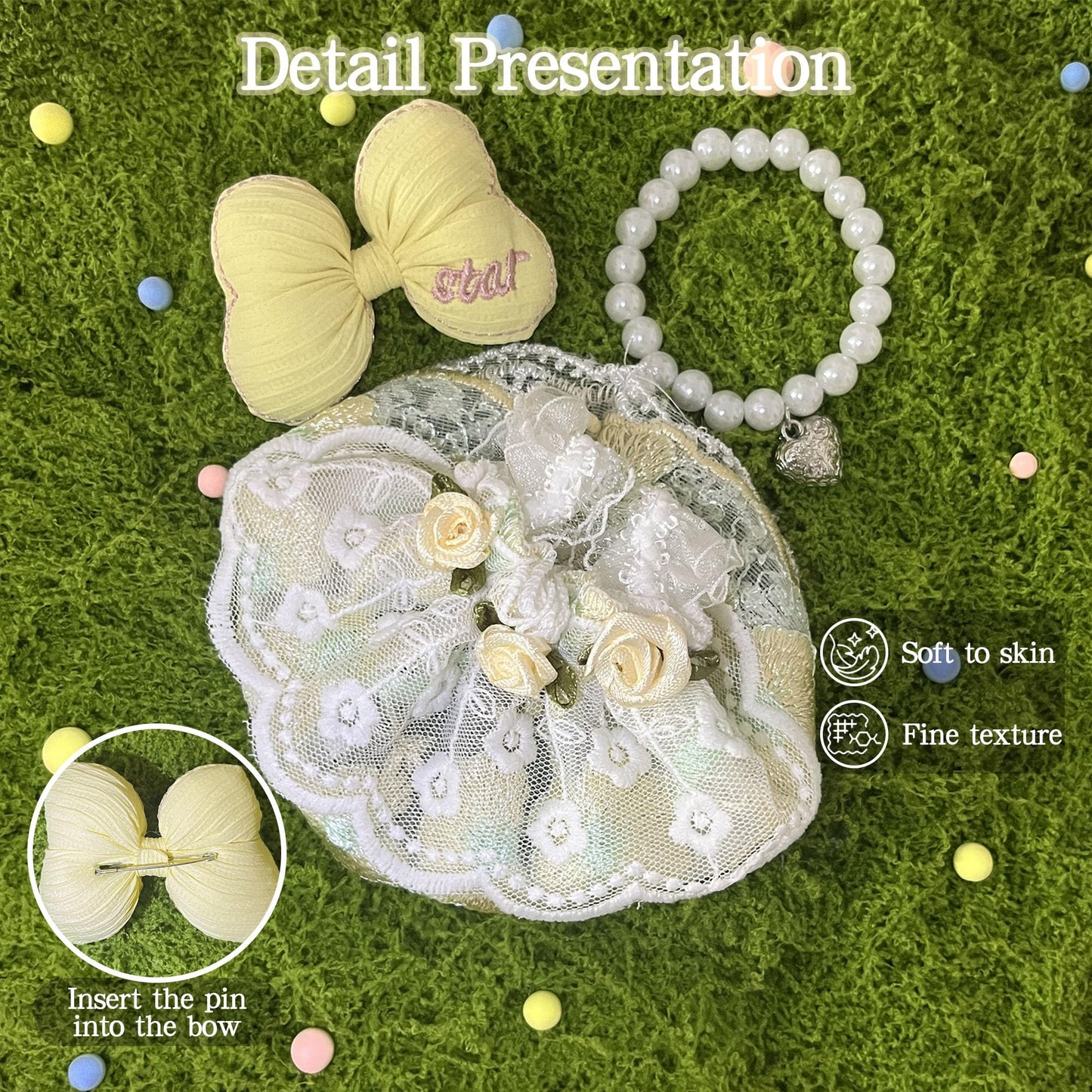 17cm Doll Clothes Set & Outfit Set for 17cm Dolls - enhanced Fashion Dresses with Accessories elegant Chic Doll Clothing & Style Bundle Pearl Yellow