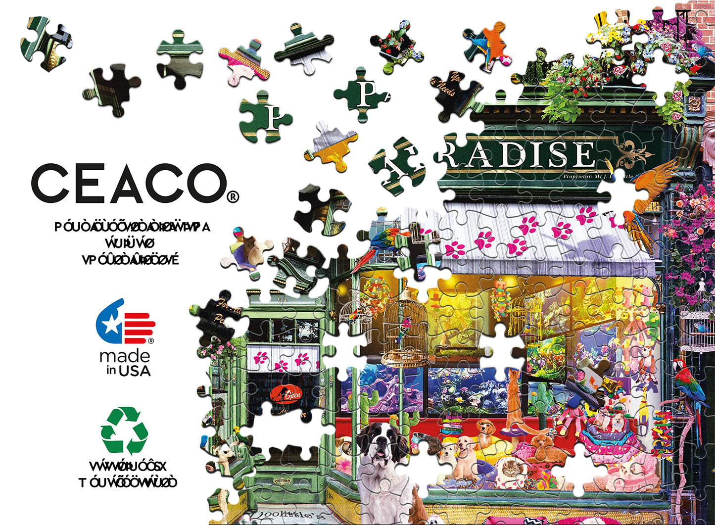Ceaco - Shop Windows - Pet'S Paradise - 1000 Piece Jigsaw Puzzle