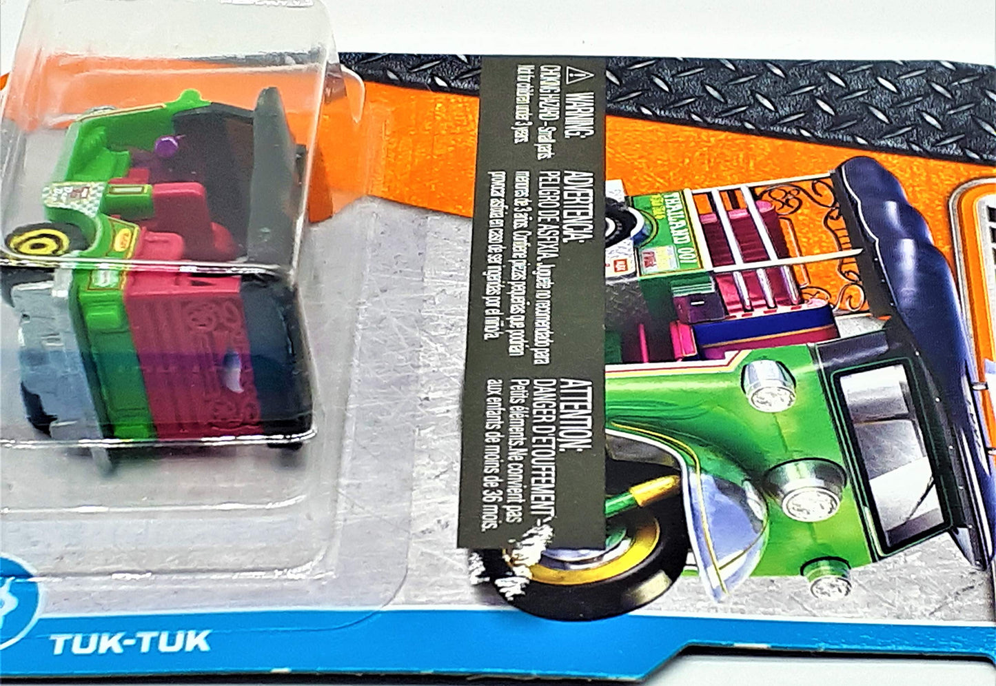 Matchbox 2017 MBX City Tuk-Tuk Thailand Taxi 6/125, Green
