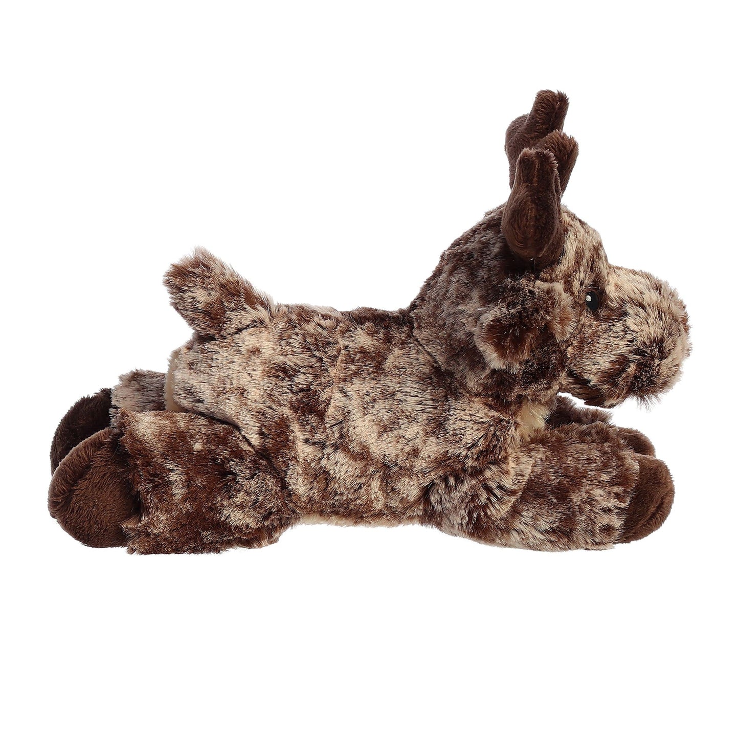 Aurora Adorable Mini Flopsie Maia Moose Stuffed Animal - Playful Ease - Timeless Companions - Brown 8 Inches