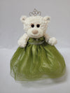 Kinnex Collections Since 1997 12' Quince Anos Quinceanera Last Doll Teddy Bear With Dress (Centerpiece) ~ Arc09831-35 (Sage Green)