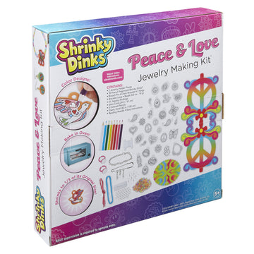 Shrinky Dinks Peace and Love Jewelry Kit