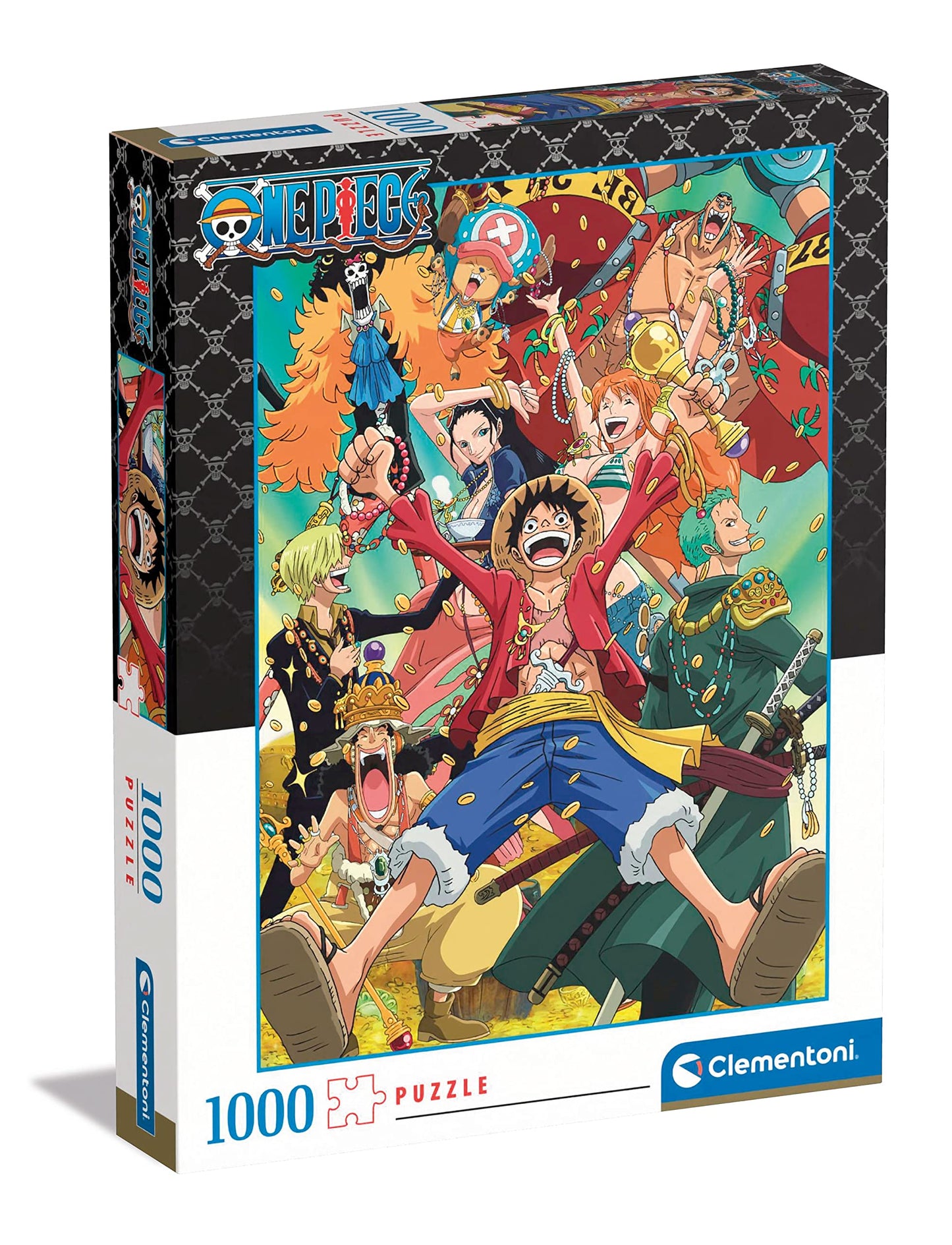 Clementoni - 39726 - Puzzle Anime One Piece - Jigsaw Puzzle 1000 Pieces, Jigsaw Puzzle For Adults - Made In Italy