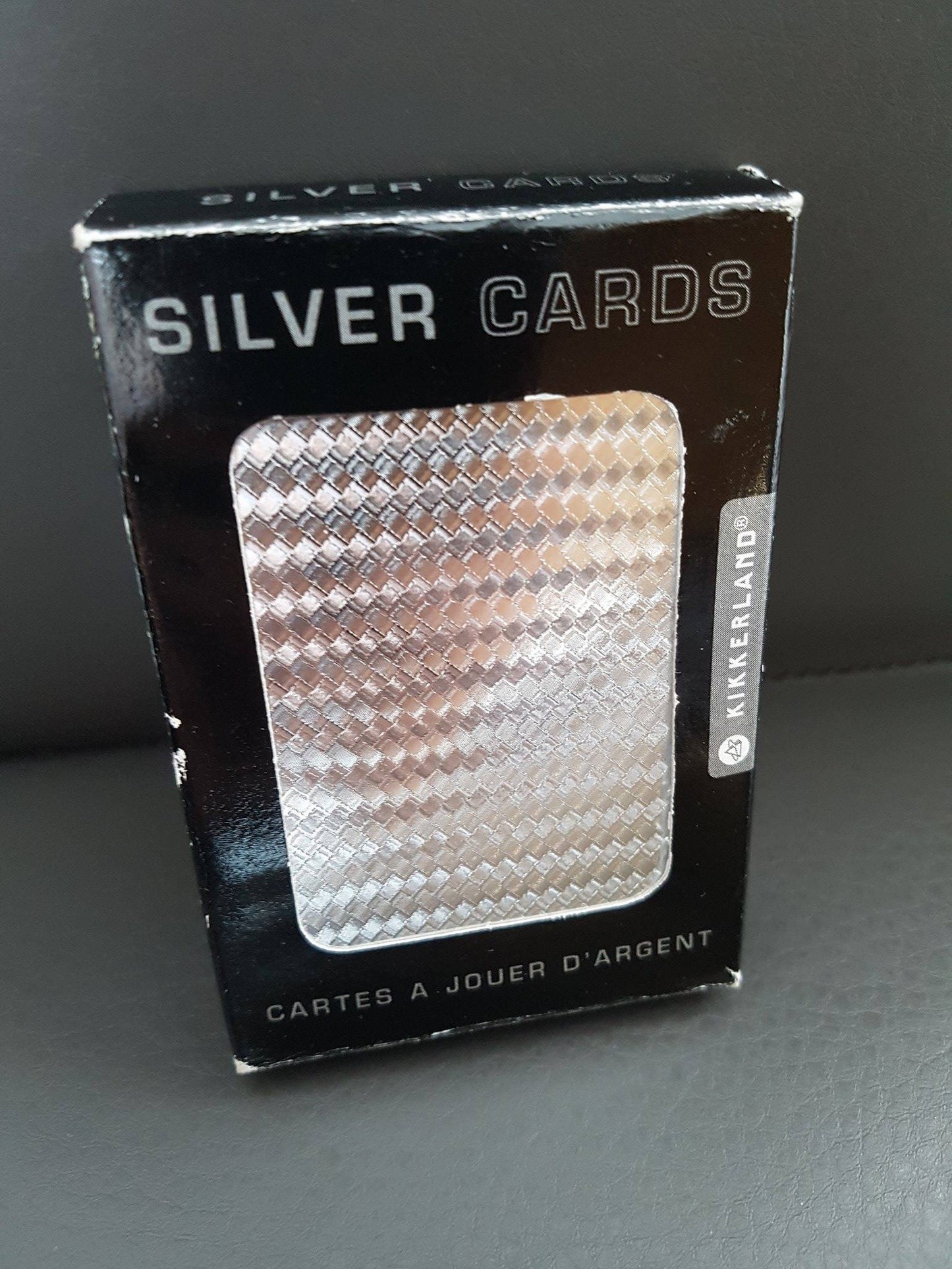 Kikkerland Kikkerland Kikkerland Playing Cards, Silver