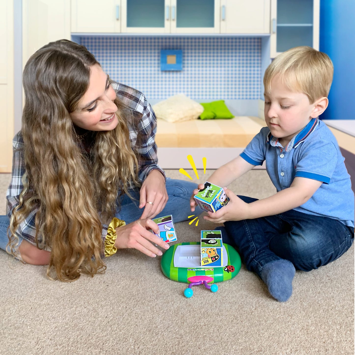 Wow! Pods Cocomelon Toys Musical Clever Building Blocks | Pre-School Learning Toy That Plays 6 Nursery Rhyme Songs | For Toddlers Both Girls And Boys 2, 3, 4 And 5 Years Old
