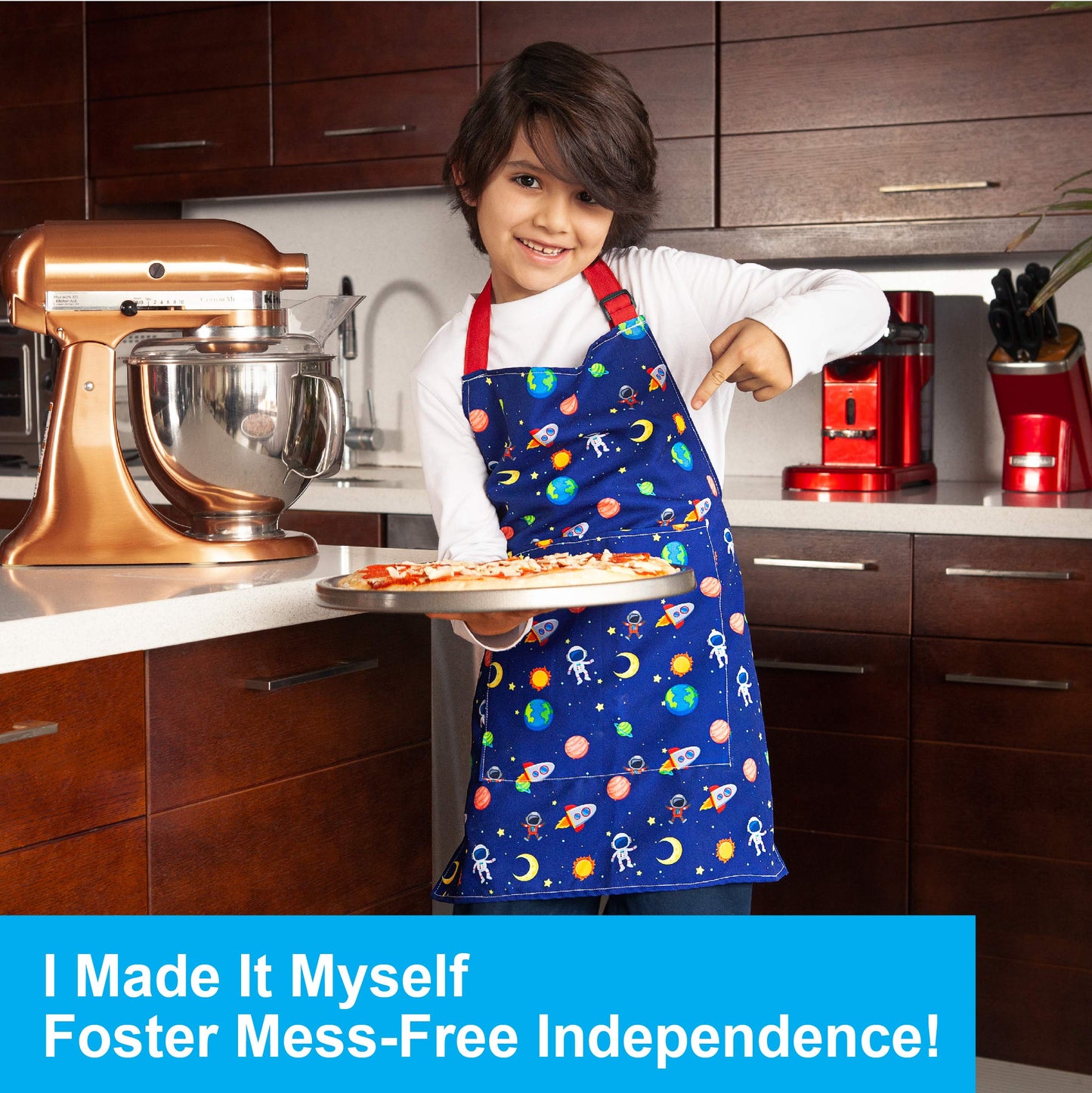 Nomsum Art Smock And Apron For Kids Child And Toddler For Cooking, Baking, Arts & Crafts
