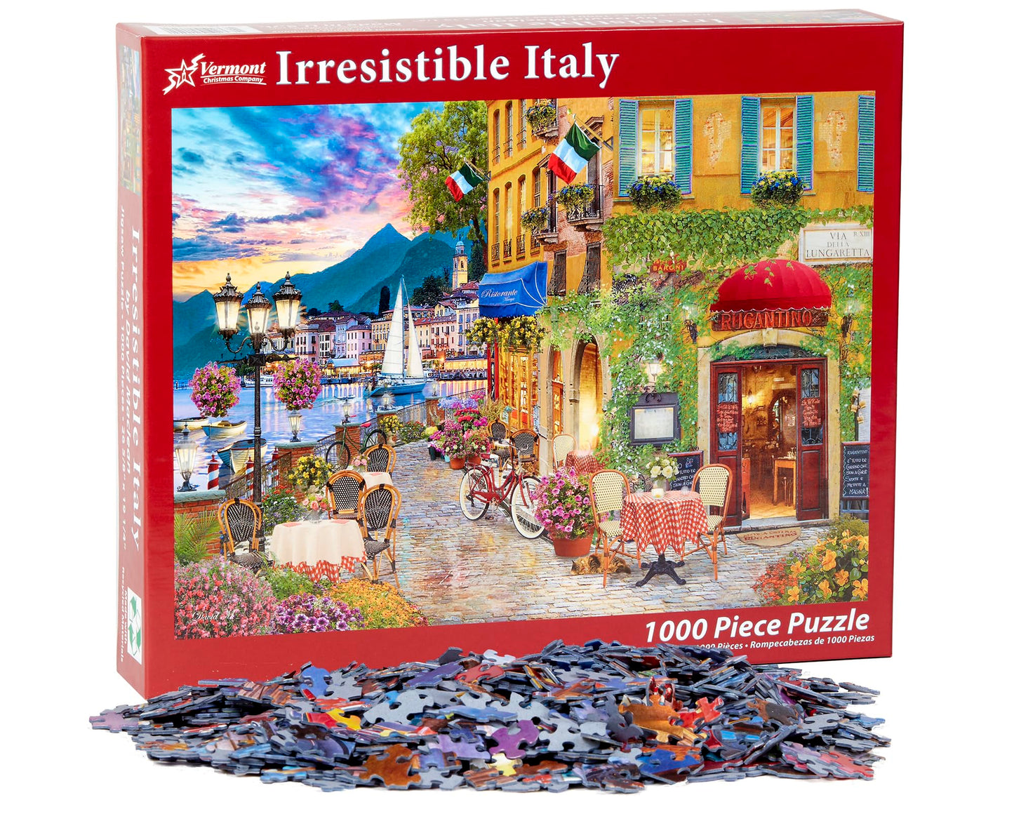 Irresistible Italy Jigsaw Puzzle 1000 Piece By Vermont Christmas Company