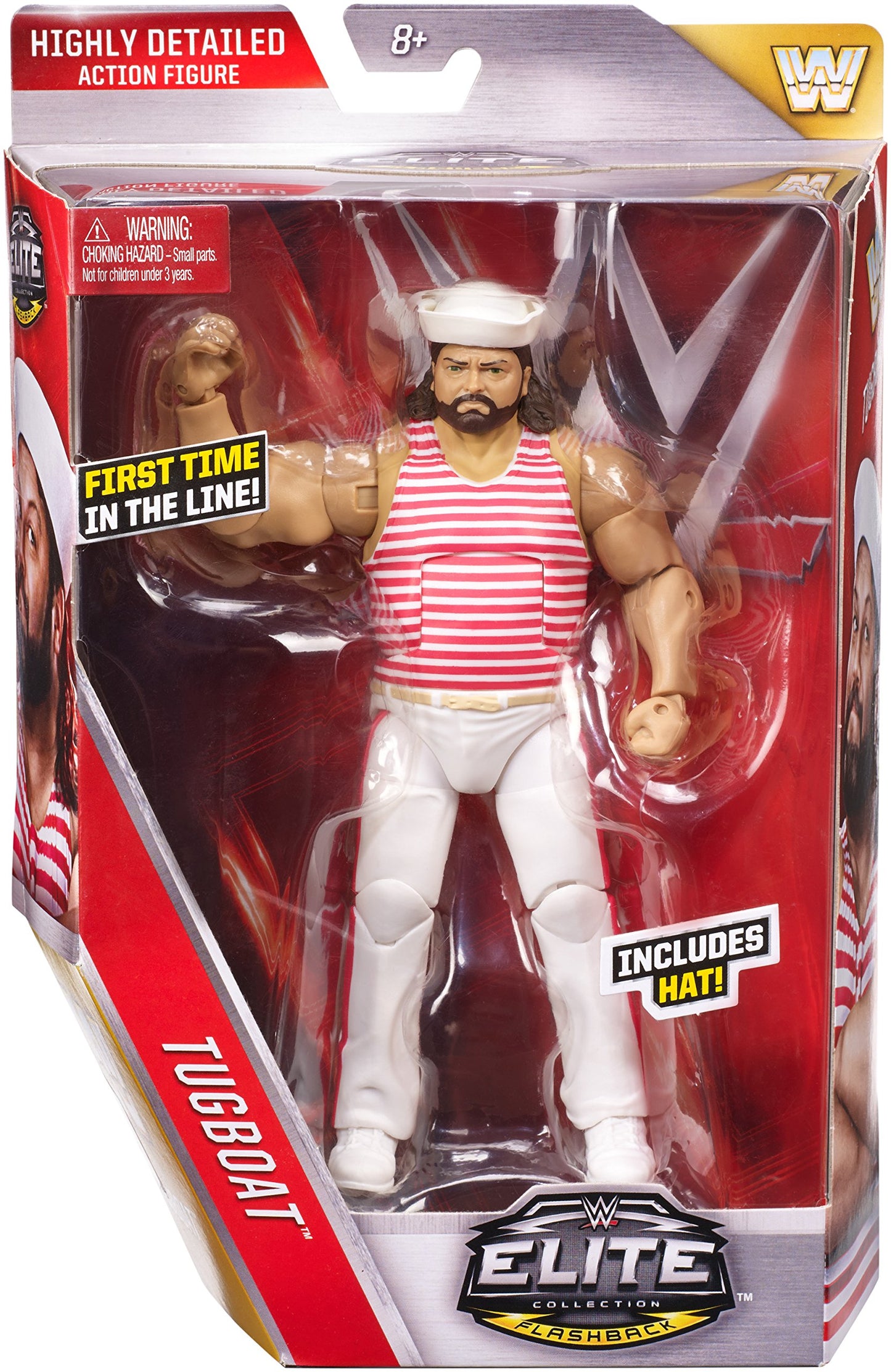 Wwe Elite Flashback Tugboat Figure