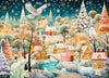 Springbok Enchanted Winter Village enhanced 1000 Piece Holiday Jigsaw Puzzle for mature-themeds - Limited Edition Christmas Collectible Puzzle
