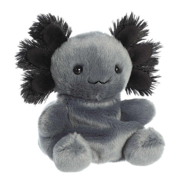 Aurora® Onyx Axolotl™ Stuffed Animal - Charcoal Grey, 5 Pocket-Sized Collectible Plush Toy for Kids and Collectors