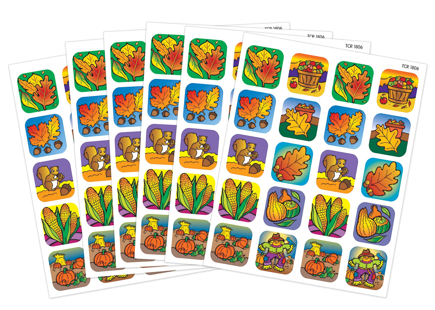 Teacher Created Resources Fall Stickers, Multi Color (1806)