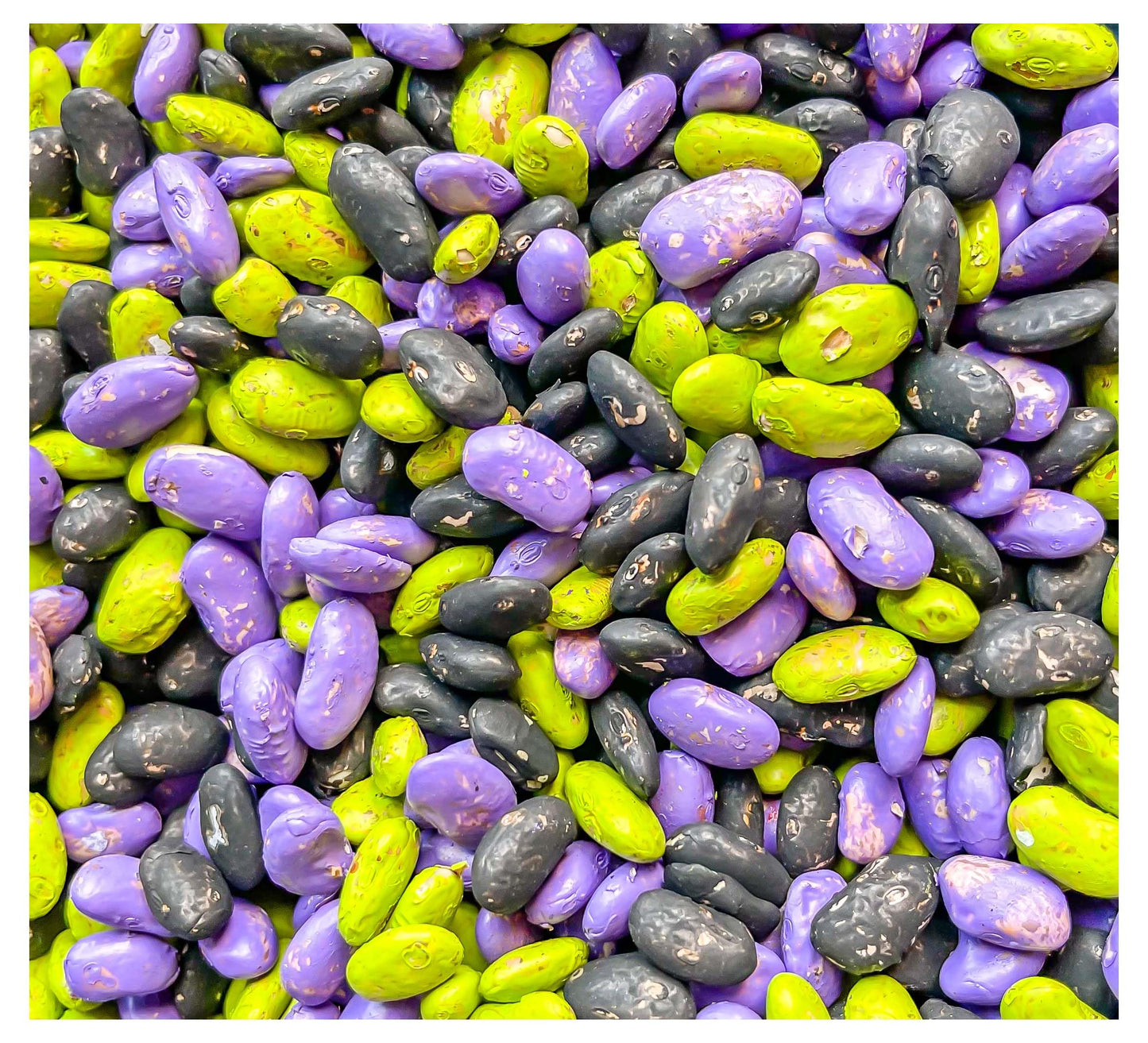 Halloween Themed Sensory Beans - Colorful Sensory Bin Filler - 4 Cups