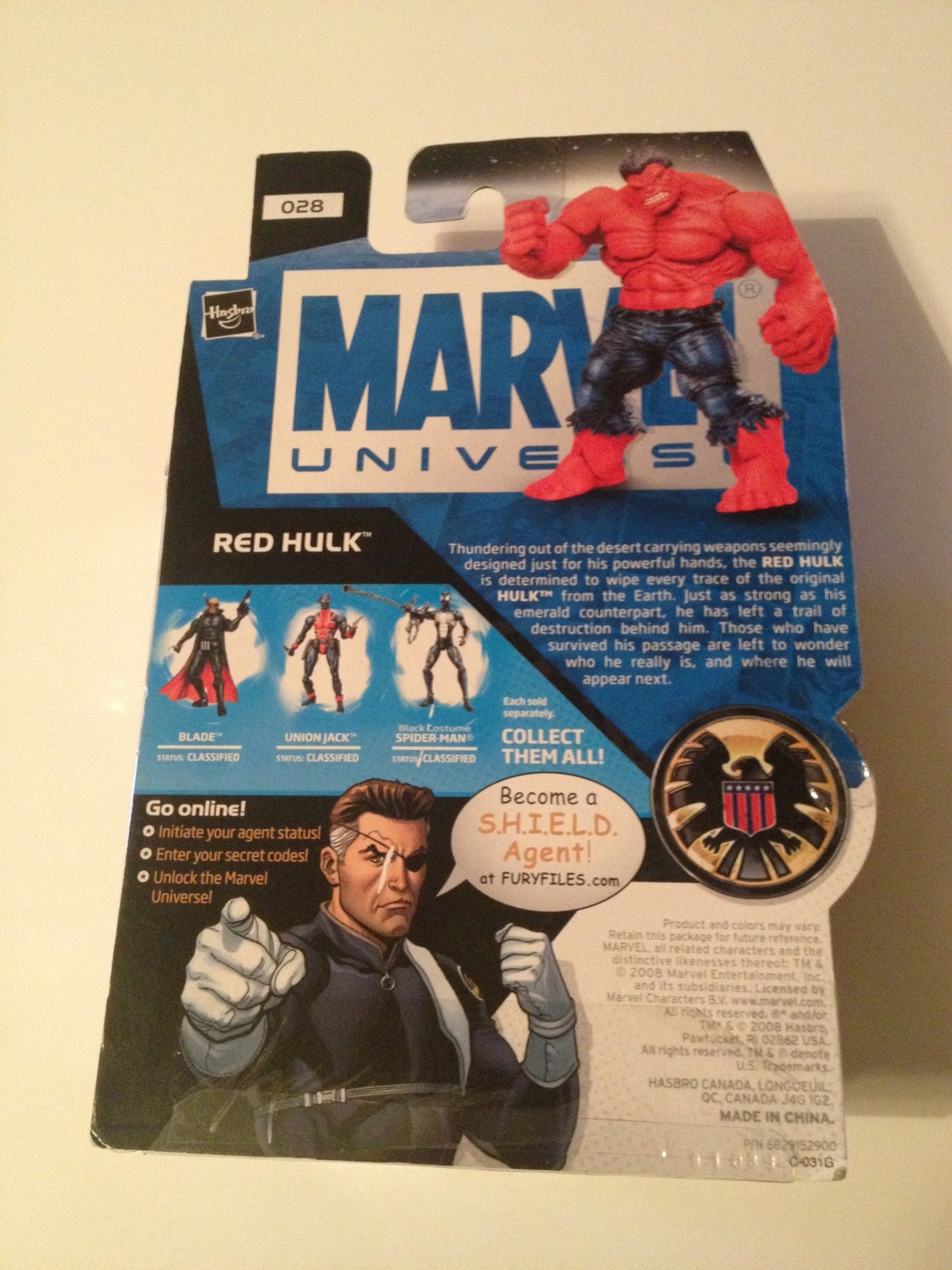 Marvel Universe Series 1 Figure 28 Red Hulk
