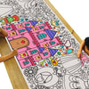Tiny Expressions Princess Castle Coloring Tablecloth For Kids - Rolled, No Creases 30' X 72' Large Coloring Poster For Princess-Themed Birthday Parties - Magical Castle Party Decorations For Girls