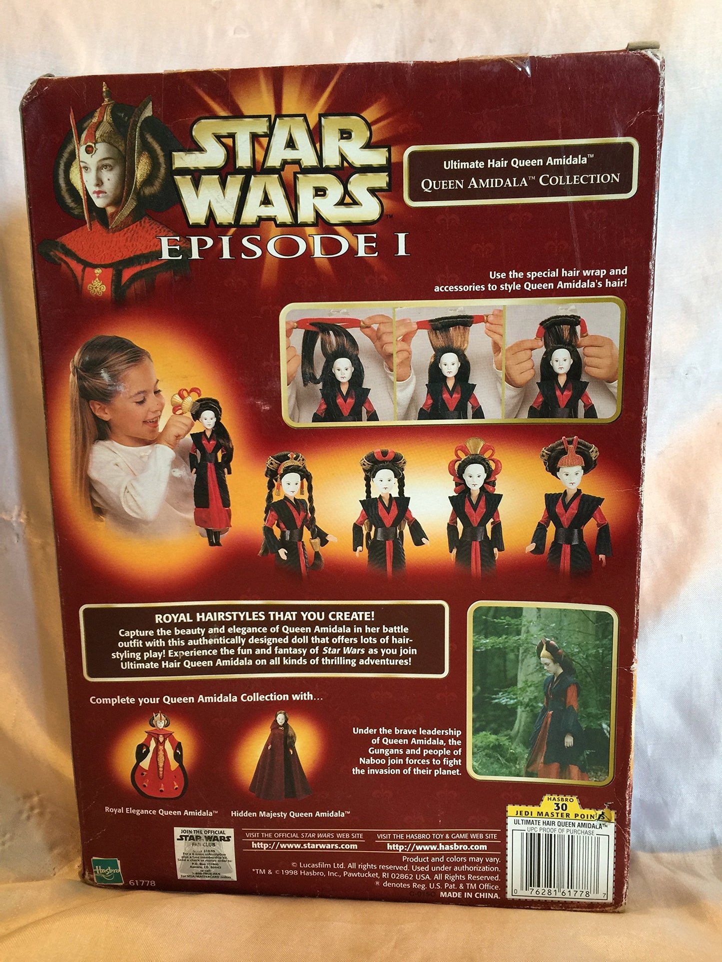 Star Wars Episode I Ultimate Hair Queen Amidala - Queen Amidala Collection (1998)