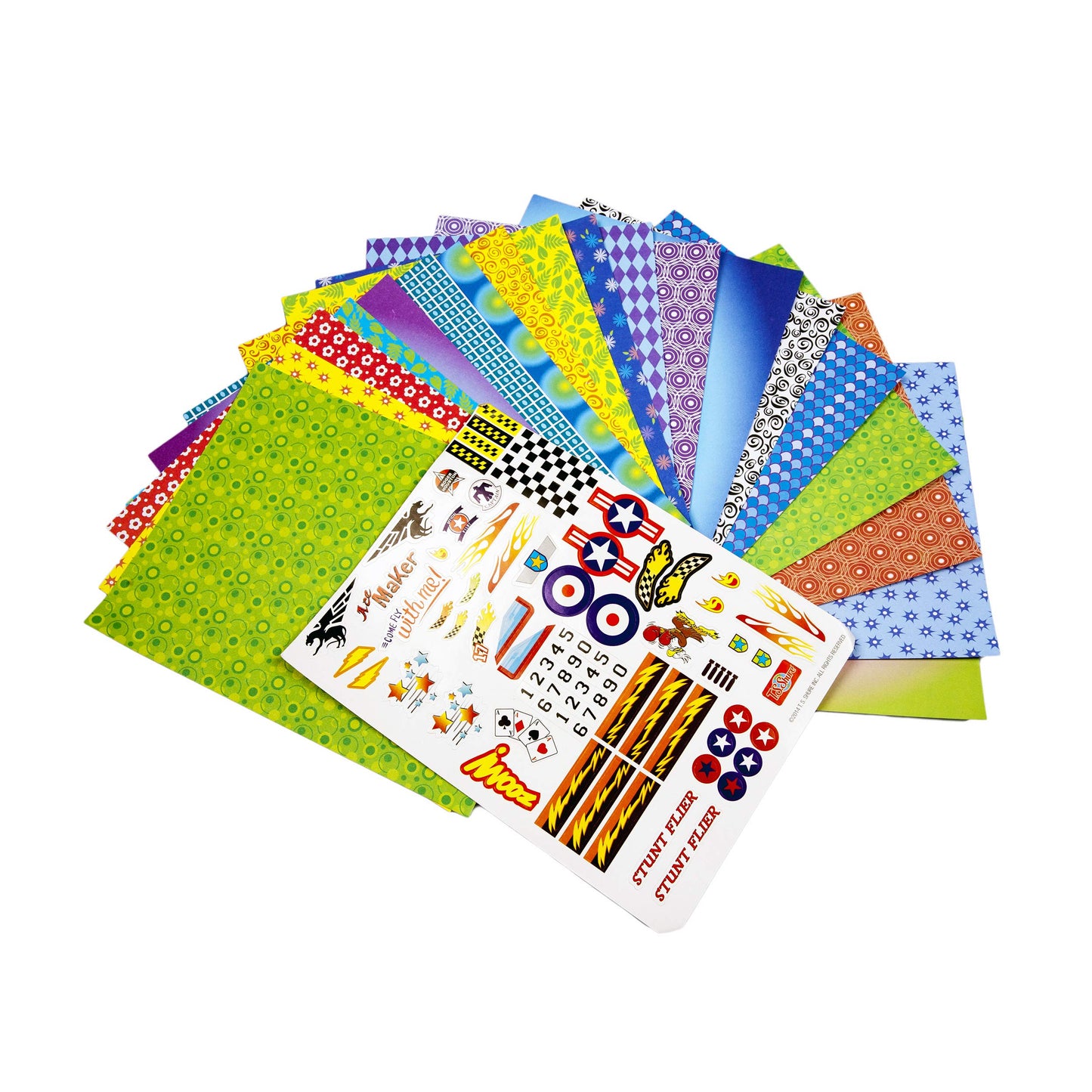 Bendon Ts Shure Paper Airplanes Mini Activity Tin With 20 Paper Airplanes And Sticker Sheet 50435