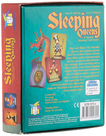 Sleeping Queens Fun Card Game for Kids and Families. Great for Kids aged 8+ and 2-5 Players, from Gamewright.