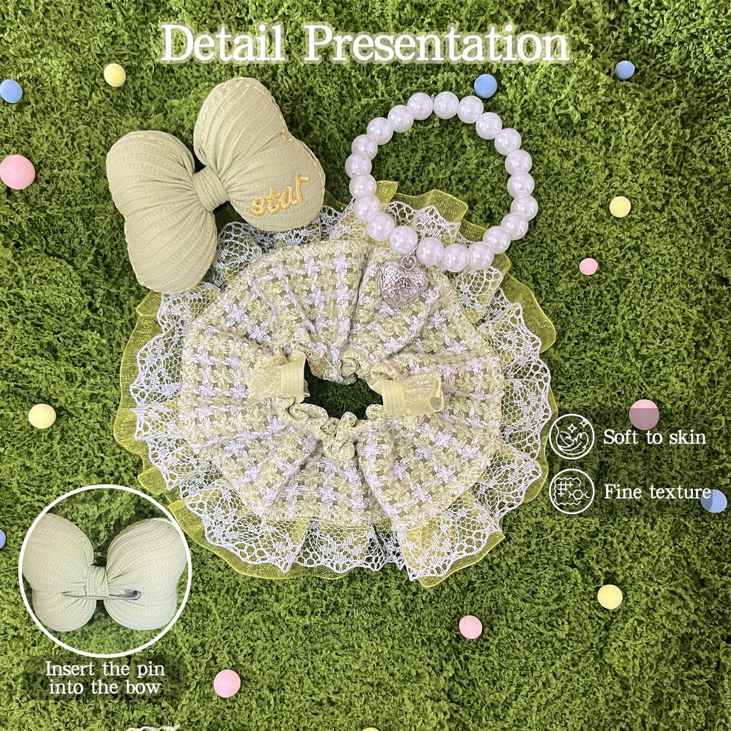 17cm Doll Clothes Set & Outfit Set for 17cm Dolls - enhanced Fashion Dresses with Accessories elegant Chic Doll Clothing & Style Bundle Woven Yellow Green