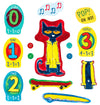 Little Folk Visuals Pete The Cat Felt Board Figures Set, 14 Pieces, Multicolor, Model 22852, Polyester