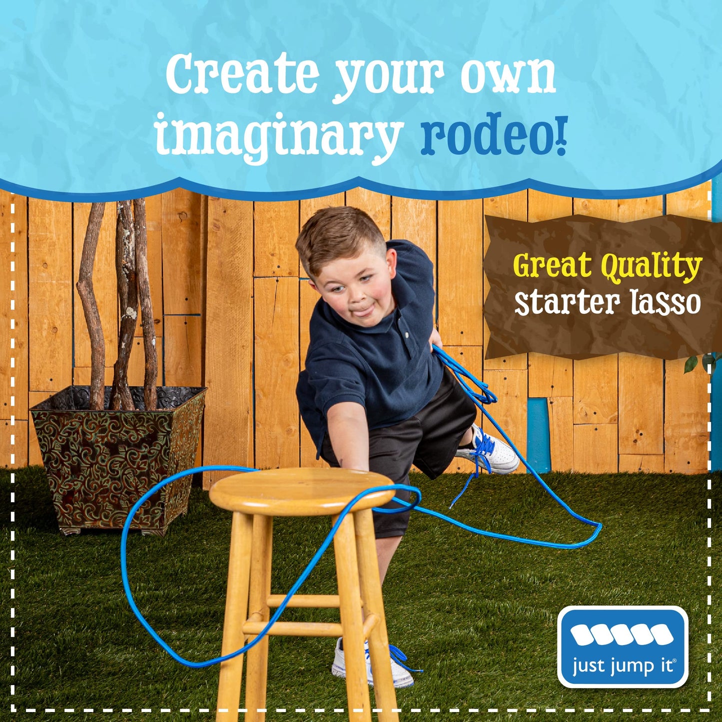 Just Jump It Green/Black Lil Lariat 20ft