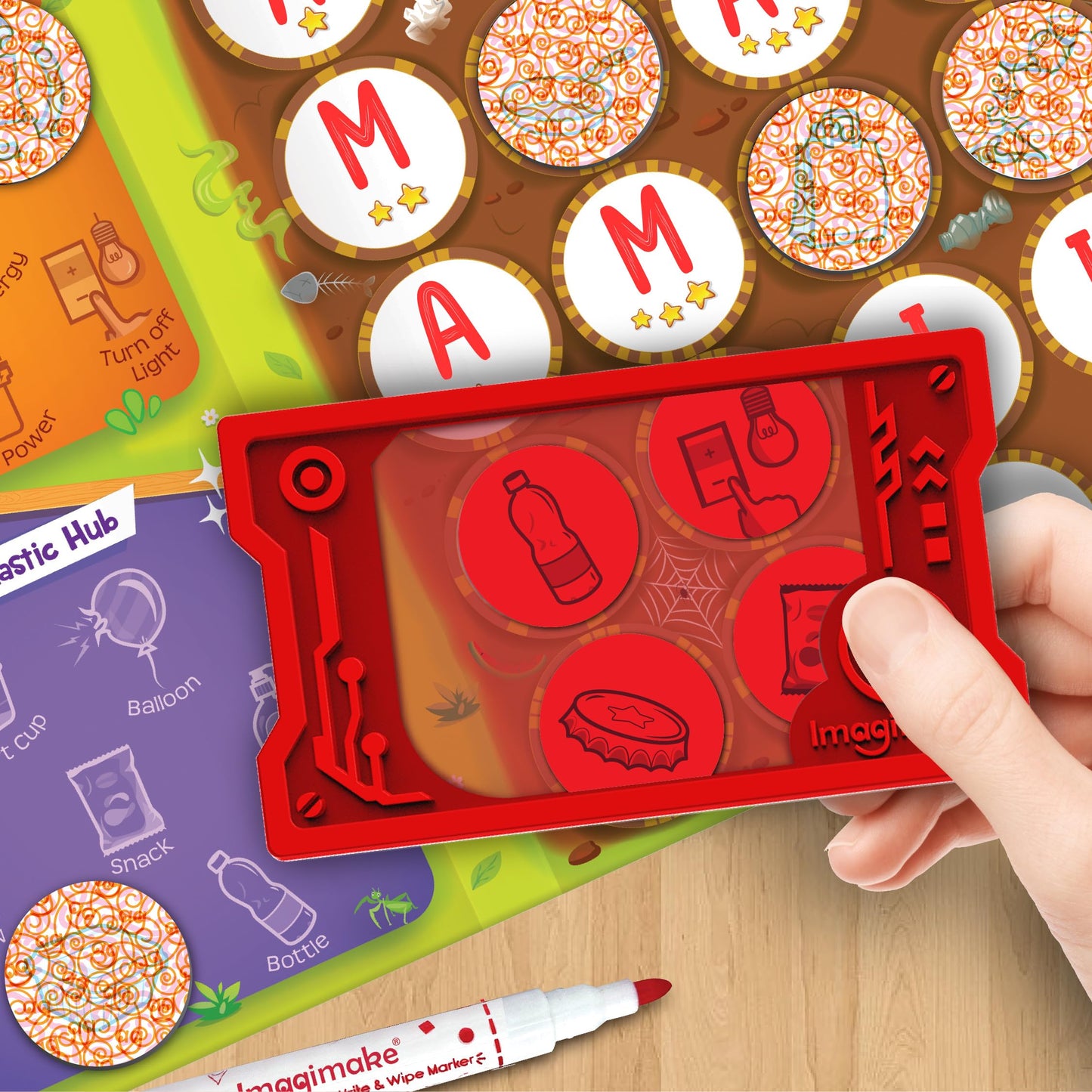 Imagimake Rescue Quest-Green Champions | Spin, Discover & Rescue Green Missions | Educational Fun Board Games for Friends & Fami