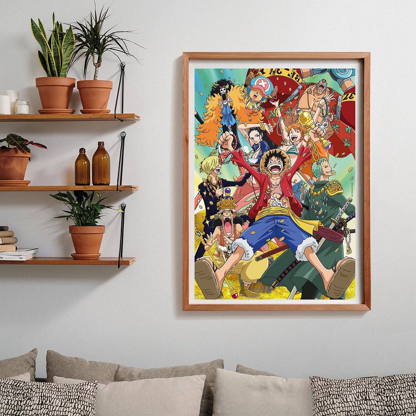 Clementoni - 39726 - Puzzle Anime One Piece - Jigsaw Puzzle 1000 Pieces, Jigsaw Puzzle For Adults - Made In Italy