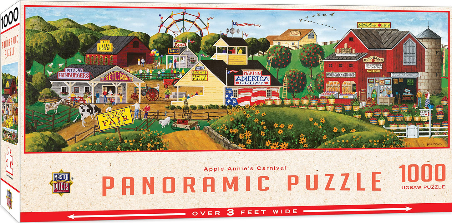 Apple Annie'S Carnival Panoramic 1000 Pc
