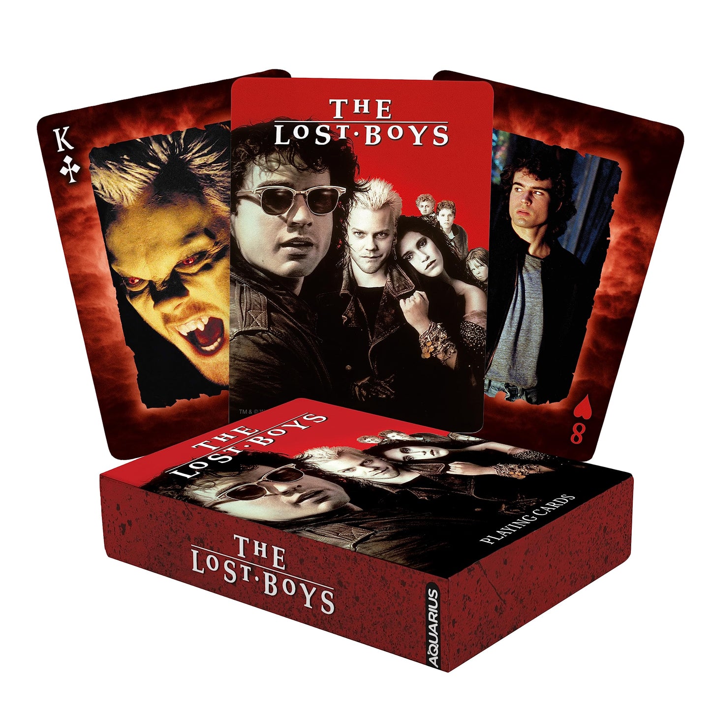 Aquarius Lost Boys Playing Cards - Lost Boys Movie Themed Deck Of Cards For Your Favorite Card Games - Officially Licensed Lost Boys Merchandise & Collectibles 2.5 X 3.5