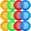 Restroma 12 Pack Kids Sand Sifter Sieve Plastic Sand Strainer Beach Toys Sifting Pan for Child Boys Girls Beach Finding Treasure