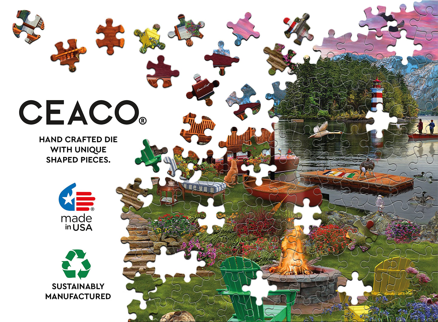 Ceaco - David Maclean - Cottage Retreat - 1000 Piece Jigsaw Puzzle
